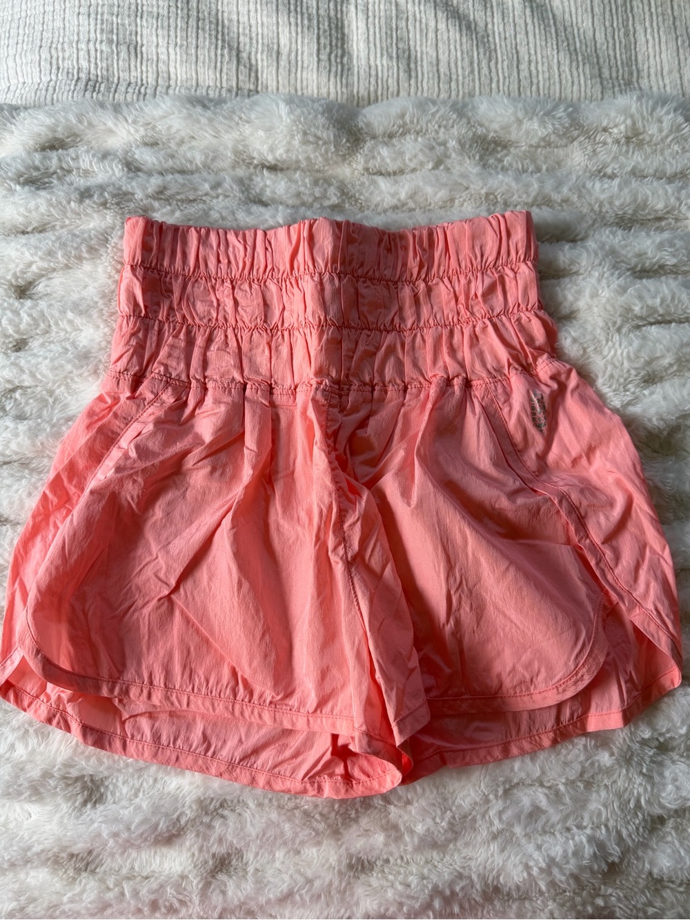 Free People High-Waist Pink Shorts